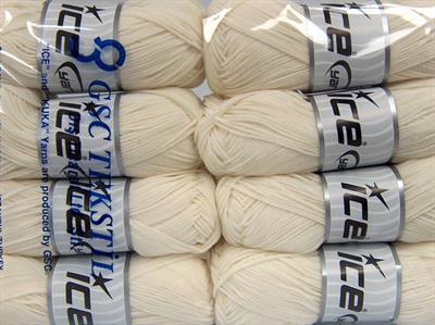 Lot of 8 Skeins Ice Yarns SUEDE CHENILLE (100% MicroFiber) Yarn White