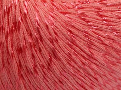 Lot of 4 x 100gr Skeins Ice Yarns SUMMER (70% Mercerized Cotton 30% Viscose) Yarn Light Salmon