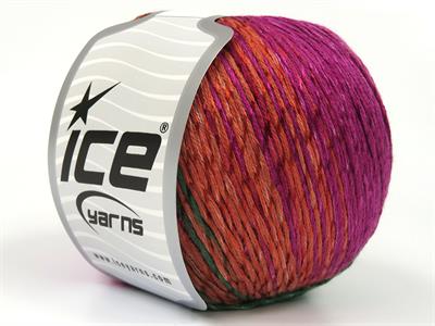 4x100gr. SUMMER COLOR Viskon, Pamuk Gökkuşağı Viskon, Yazlık İplikler, Pamuk, Batik Desenli