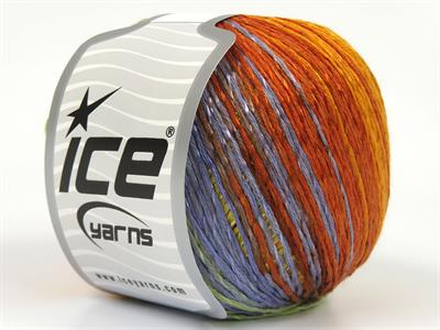 4x100gr. SUMMER COLOR Viskon, Pamuk Gökkuşağı Viskon, Yazlık İplikler, Pamuk, Batik Desenli