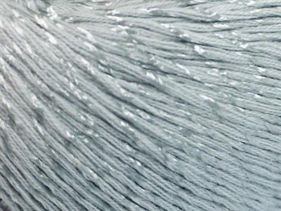 Lot of 4 x 100gr Skeins Ice Yarns SUMMER (70% Mercerized Cotton 30% Viscose) Yarn Light Grey