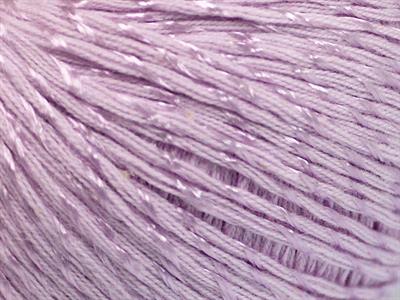 Lot of 4 x 100gr Skeins Ice Yarns SUMMER (70% Mercerized Cotton 30% Viscose) Yarn Light Lilac