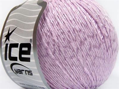 Lot of 4 x 100gr Skeins Ice Yarns SUMMER (70% Mercerized Cotton 30% Viscose) Yarn Light Lilac