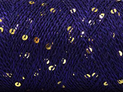 2x200gr. SUMMER PAILLETTE Akrilik Mor, lacivert Yazlık İplikler, Boncuklu Pullu, Akrilik