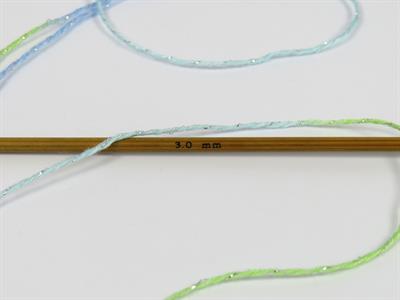 8x50gr. SUMMER ROSE GLITZ Metalik Simli, Akrilik Mavi, Yeşil Tonları Metalik Simli, Yazlık İplikler, Batik Desenli, Akrilik