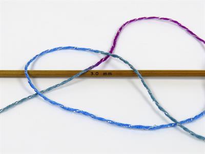 8x50gr. SUMMER ROSE GLITZ Metalik Simli, Akrilik Yeşil, Mavi, Fuşya Metalik Simli, Yazlık İplikler, Batik Desenli, Akrilik