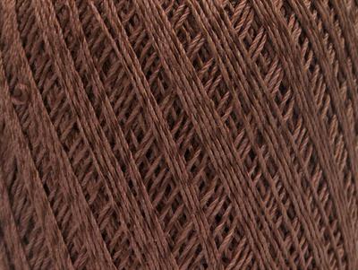 6x50gr. SUMMER VISCOSE Viskon, Merserize Pamuk Kahverengi Çok İnce, Viskon, Yazlık İplikler, Pamuk, Tığ İşi