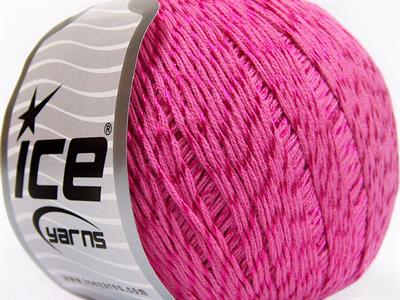 Lot of 4 x 100gr Skeins Ice Yarns SUMMER (70% Mercerized Cotton 30% Viscose) Yarn Candy Pink