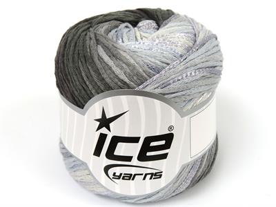 4x100gr. SUMMERTIME COLOR Viskon, Pamuk Açık Mavi, Gri Tonları Viskon, Yazlık İplikler, Pamuk, Batik Desenli