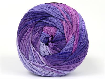 4x100gr. SUMMERTIME COLOR Viskon, Pamuk Leylak Tonları, Pembe tonları Viskon, Yazlık İplikler, Pamuk, Batik Desenli