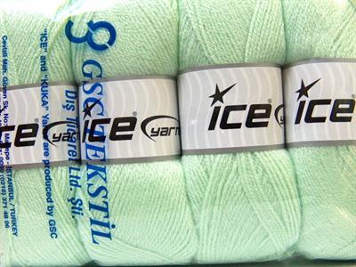 4x100gr. SUPER BABY Bebe Akrilik Bebe Yeşili Kışlık, Bebe, 100% Akrilik