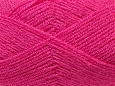 4x100gr. SUPER BABY Bebe Akrilik Fuşya Kışlık, Bebe, 100% Akrilik