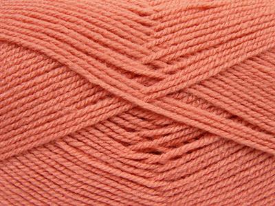 4x100gr. SUPER BABY Bebe Akrilik Açık Somon Kışlık, Bebe, 100% Akrilik