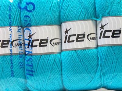 4x100gr. SUPER BABY Bebe Akrilik Turkuaz Kışlık, Bebe, 100% Akrilik