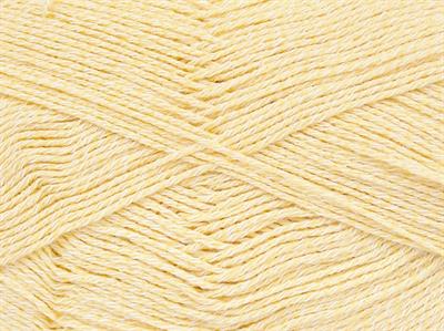 Lot of 4 x 100gr Skeins Ice Yarns SUPER COTTON SOCK (48% Cotton 39% Superwash Wool) Yarn Yellow White