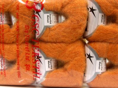 Lot of 6 Skeins Ice Yarns SUPERKID MOHAIR (31% Superwash Extrafine Merino Wool) Yarn Gold