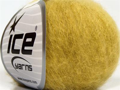 Lot of 6 Skeins Ice Yarns SUPERKID MOHAIR (31% Superwash Extrafine Merino Wool) Yarn Olive Green