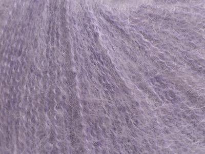 Lot of 6 Skeins Ice Yarns SUPERKID MOHAIR (47% SuperKid Mohair 31% Superwash Extrafine Merino Wool) Yarn Light Lilac