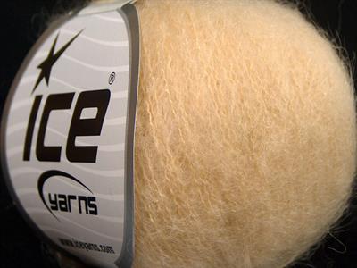 Lot of 6 Skeins Ice Yarns SUPERKID MOHAIR (31% Superwash Extrafine Merino Wool) Yarn Milky Brown