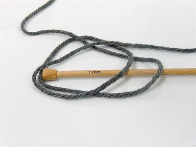 3x100gr. SUPERBULKY WOOL Yün, Akrilik Koyu Gri Kışlık, Yün, Çok Kalın