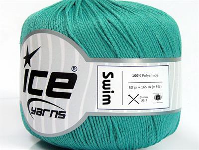 Lot of 6 Skeins Ice Yarns SWIM Hand Knitting Yarn Turquoise