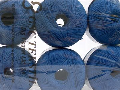 Lot of 6 Skeins Ice Yarns SWIM Hand Knitting Yarn Blue