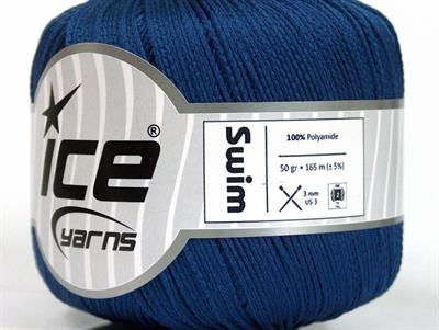 Lot of 6 Skeins Ice Yarns SWIM Hand Knitting Yarn Blue