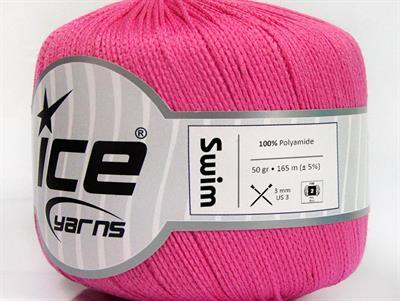 Lot of 6 Skeins Ice Yarns SWIM Hand Knitting Yarn Pink