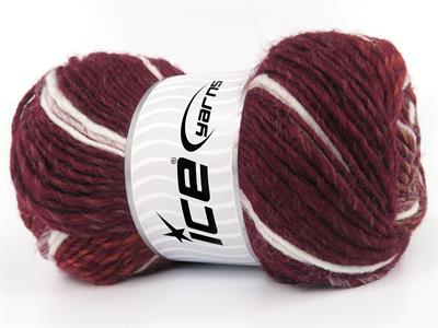 4x100gr. SYMPHONY Premium Akrilik Beyaz, Krem, Gri, Bordo, Bakır Kışlık, Batik Desenli, Worsted, 100% Akrilik , Akrilik