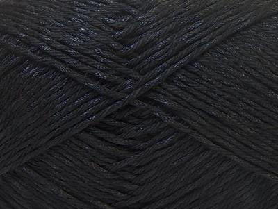 4x100gr. TENA Pamuk Siyah Yazlık İplikler, Pamuk