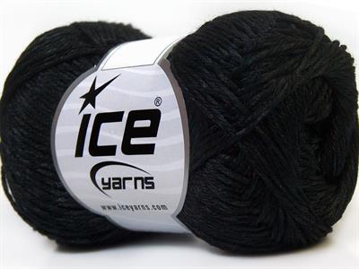 4x100gr. TENA Pamuk Siyah Yazlık İplikler, Pamuk