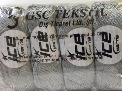 4x100gr. TENA Pamuk Gri Yazlık İplikler, Pamuk