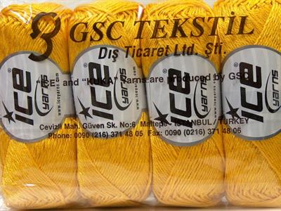 4x100gr. TENA Pamuk Sarı Yazlık İplikler, Pamuk