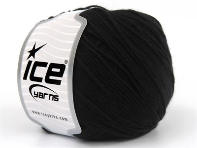Lot of 4 x 100gr Skeins Ice Yarns TENCEL Hand Knitting Yarn Black