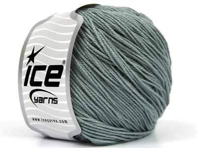 Lot of 4 x 100gr Skeins Ice Yarns TENCEL Hand Knitting Yarn Bluish Grey