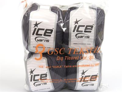 Lot of 4 x 100gr Skeins Ice Yarns TENCEL Hand Knitting Yarn Dark Grey