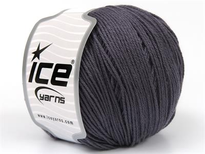 Lot of 4 x 100gr Skeins Ice Yarns TENCEL Hand Knitting Yarn Dark Grey
