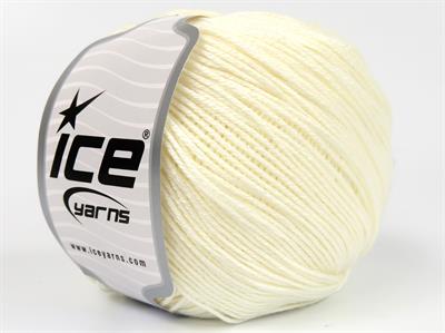 Lot of 4 x 100gr Skeins Ice Yarns TENCEL Hand Knitting Yarn Light Cream