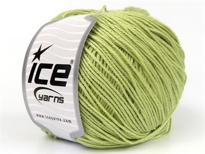 Lot of 4 x 100gr Skeins Ice Yarns TENCEL Hand Knitting Yarn Light Green