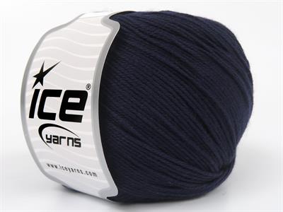 Lot of 4 x 100gr Skeins Ice Yarns TENCEL Hand Knitting Yarn Navy