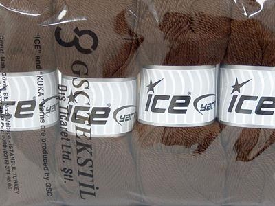 4x100gr. THARP Akrilik Koyu Kahverengi Düz iplikler, 100% Akrilik , Akrilik