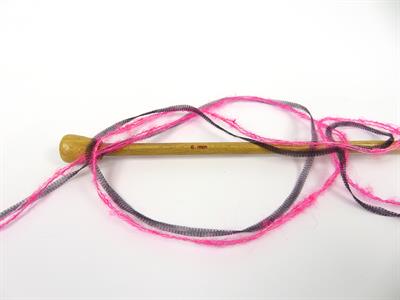 Lot of 8 Skeins Ice Yarns TOUCAN (5% Wool) Yarn Fuchsia Grey Shades