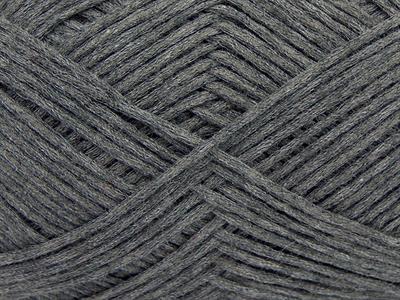 8x50gr. TUBE COTTON FINE Pamuk Koyu Gri Yazlık İplikler, Pamuk