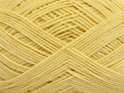 8x50gr. TUBE COTTON FINE Pamuk Açık Sarı Yazlık İplikler, Pamuk