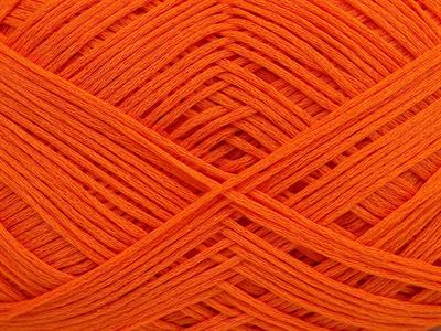 8x50gr. TUBE COTTON FINE Pamuk Turuncu Yazlık İplikler, Pamuk