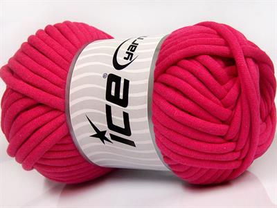1x250gr. TUBE COTTON JUMBO Pamuk Fuşya Yazlık İplikler, Pamuk, Çok Kalın