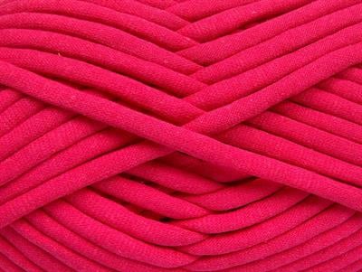 1x250gr. TUBE COTTON JUMBO Pamuk Fuşya Yazlık İplikler, Pamuk, Çok Kalın
