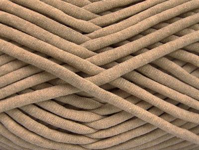 250 gr ICE YARNS TUBE COTTON JUMBO (40% Cotton) Hand Knitting Yarn Beige