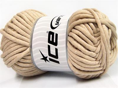250 gr ICE YARNS TUBE COTTON JUMBO (40% Cotton) Hand Knitting Yarn Beige