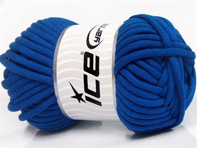 1x250gr. TUBE COTTON JUMBO Pamuk Mavi Yazlık İplikler, Pamuk, Çok Kalın